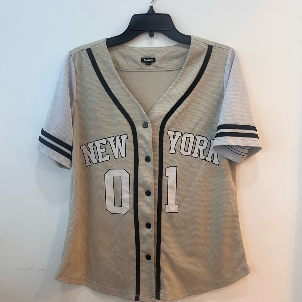 New York 01 Baseball Jersey